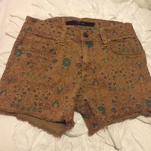 Joe's Jeans patterned denim shorts