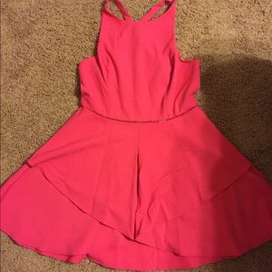 Pink A-line dress