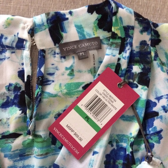 Vince Camuto sleeveless top. NEW - Picture 2 of 3