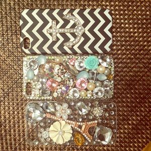 Claire's & Icing Bling phone case bundle.