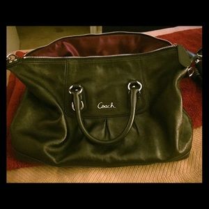 ! Sale Black and Purple Coach Purse! Offers !