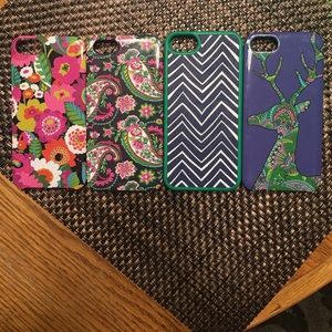 Vera Bradley phone case bundle.