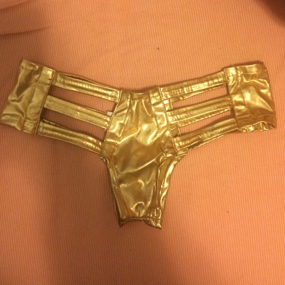 Gold iHeartRaves bottoms - Picture 1 of 1
