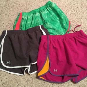 Nike and under Armour shorts!