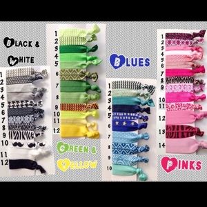 Hair Tie Bracelet SET of 6 Bundle Add-On no crease