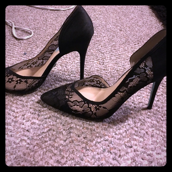 Betsey johnson lace heels Clearance