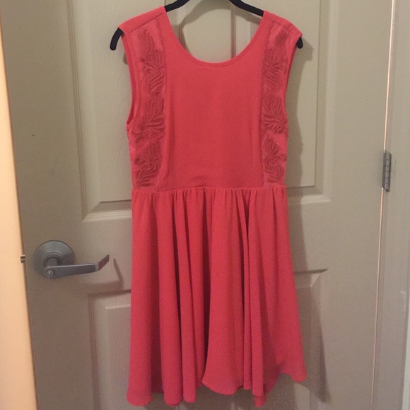 Coral dress
