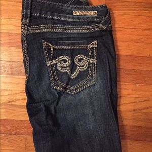 Rerock for Express barely boot cut jeans