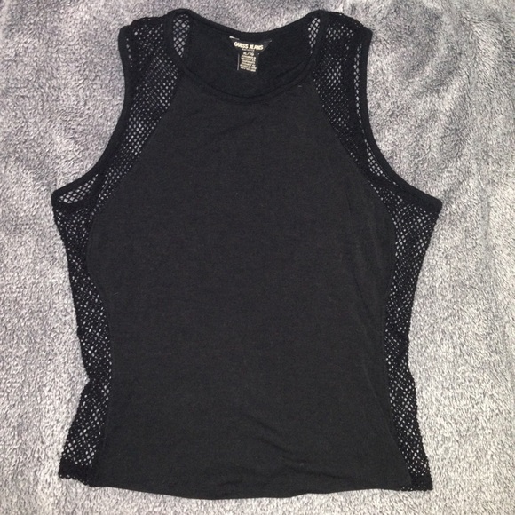 Black Mesh Tank