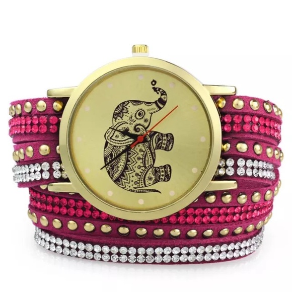 🚫sold🚫Pink elephant watch - Picture 2 of 2