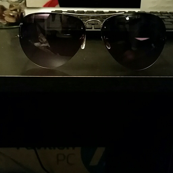 Purple Aviators sunglasses