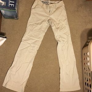 Bootcut khakis