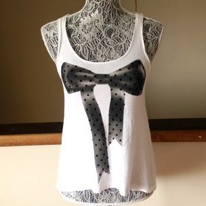 Divided by H&M Bow Tank Sz 2 (S)