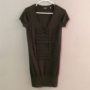 Black sweater dress/top.