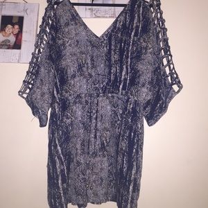 Snakeskin romper