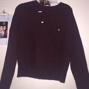Burgundy sweater never worn