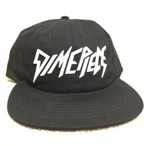 Dimepiece 6-panel cap hat in black. Brand new.