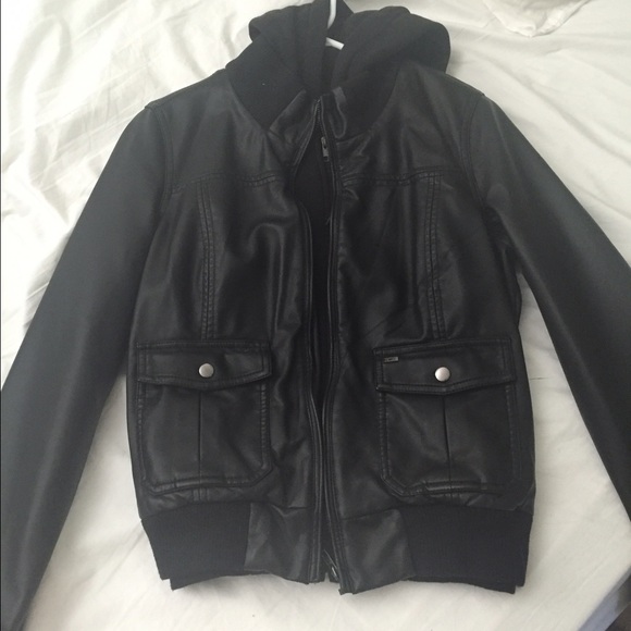 Obey leather jacket