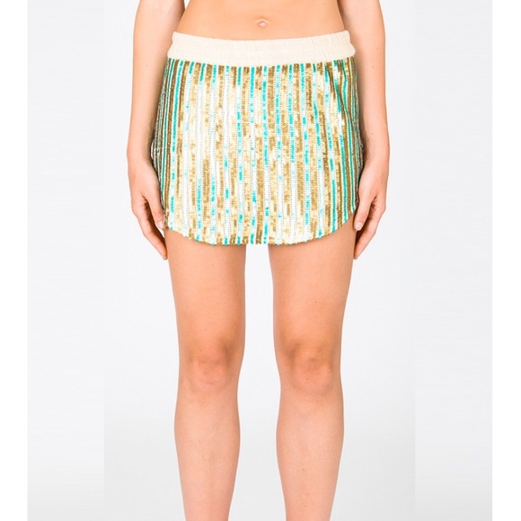 Chloe Oliver sequined skirt- Nadia track mini - Picture 2 of 4