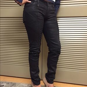Black Moto Pierre Balmain Jeans