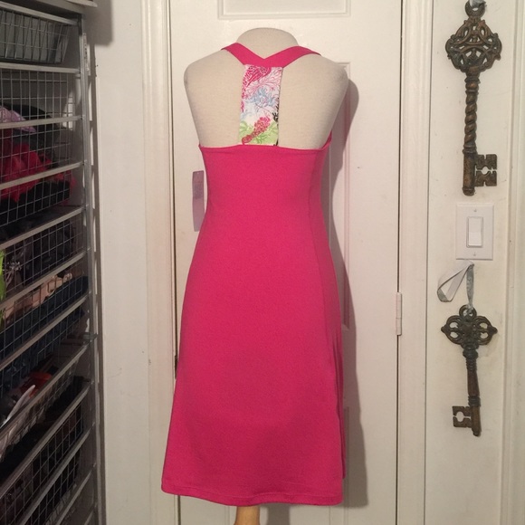 NWT Lola size small pink workout stretch dress - Picture 3 of 4