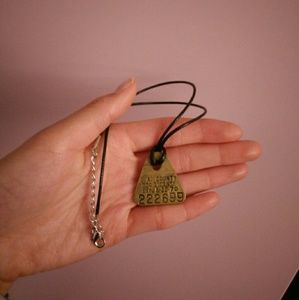 Vintage Dog Tag Necklace