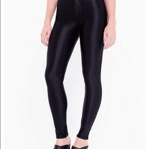 American apparel black disco pant