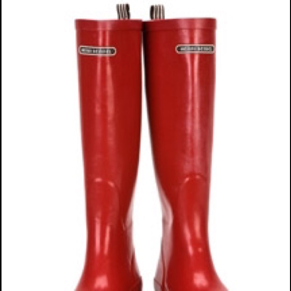 Henri Bendal Red Rainboots size 8