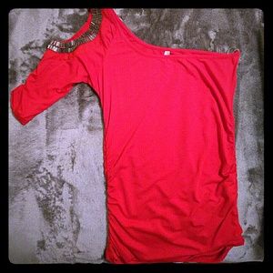 Red Party Top
