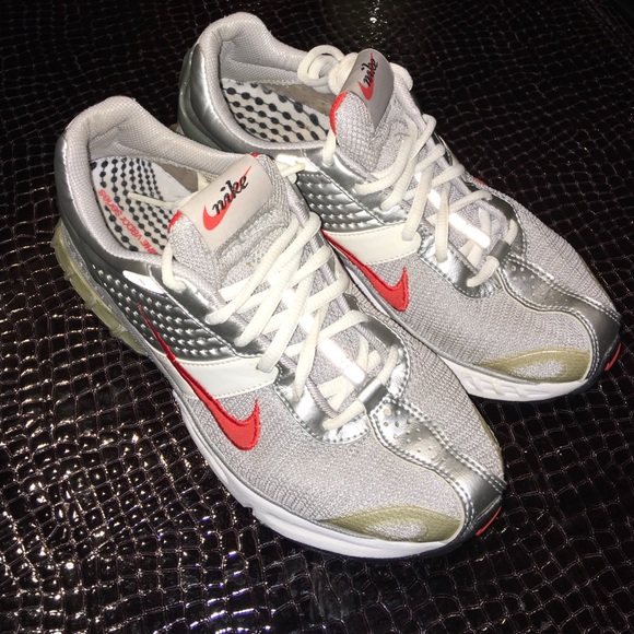 Nike Shoes - ***NIKE***SILVER & RED***