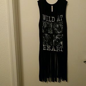 Wild At Heart Sparkle Fringe Tank