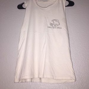 off-white muscle tank "girls bite back"