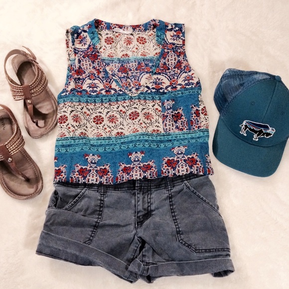 Lush SL Boho Pattern Top