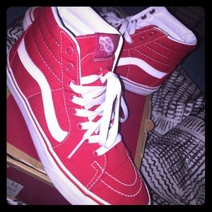 Red Sk8 High Vans