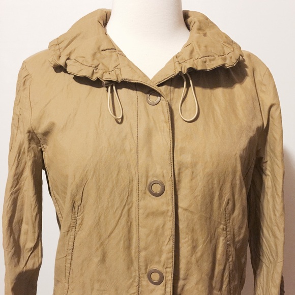 Coldwater Creek Jackets & Blazers - Coldwater Creek Pea Green Utility Jacket