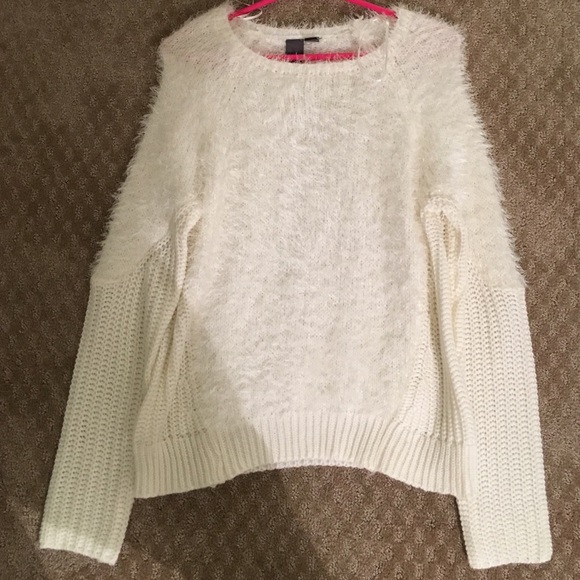 super cute fuzzy sweater