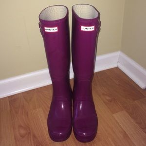 Hunter Rain Boots (gently worn) Size 8