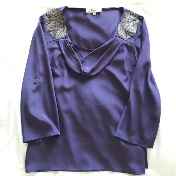 Tibi 100% silk blouse
