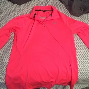 Neon pink Under armour pullover