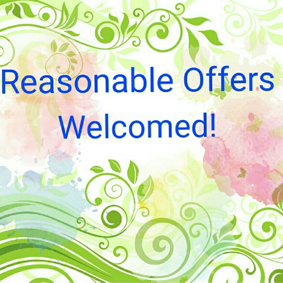 All reasonable offers are welcome!