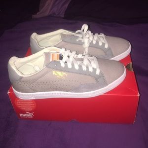 Puma sneakers.