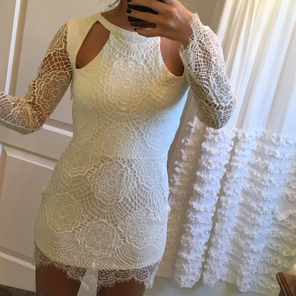 White for love and lemons eternal love dress