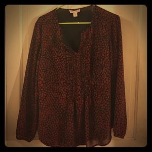 Cold water creek XL tunic blouse top