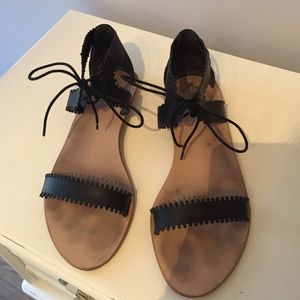 Loeffler Randall black sandals