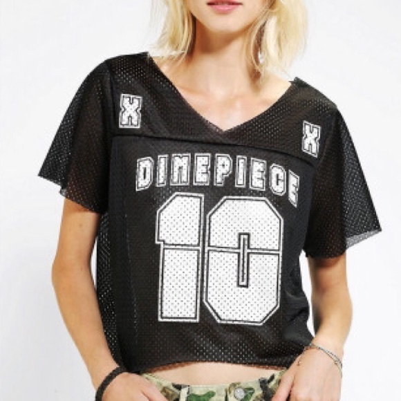 DIMEPIECE Mesh Cropped Jersey