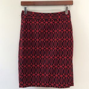 NWOT Banana Republic Printed Pencil Skirt