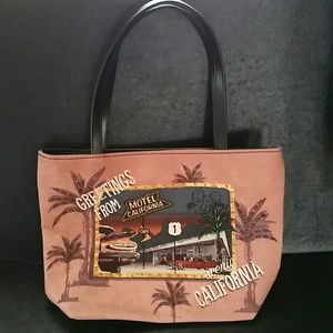 Small and Fun Summer Tote Bag California Theme