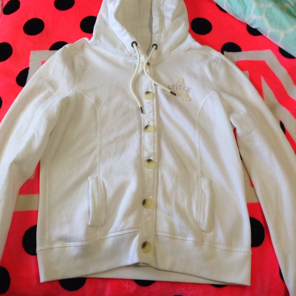 Abercrombie hoodie button up size large