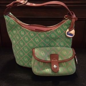 Dooney & Bourke purse with matching wristlet
