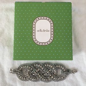 Stella & Dot Silver/Diamond Bracelet